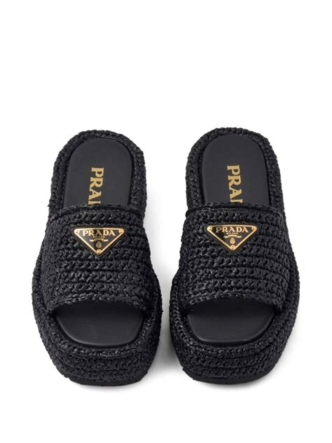 prada woven sandals